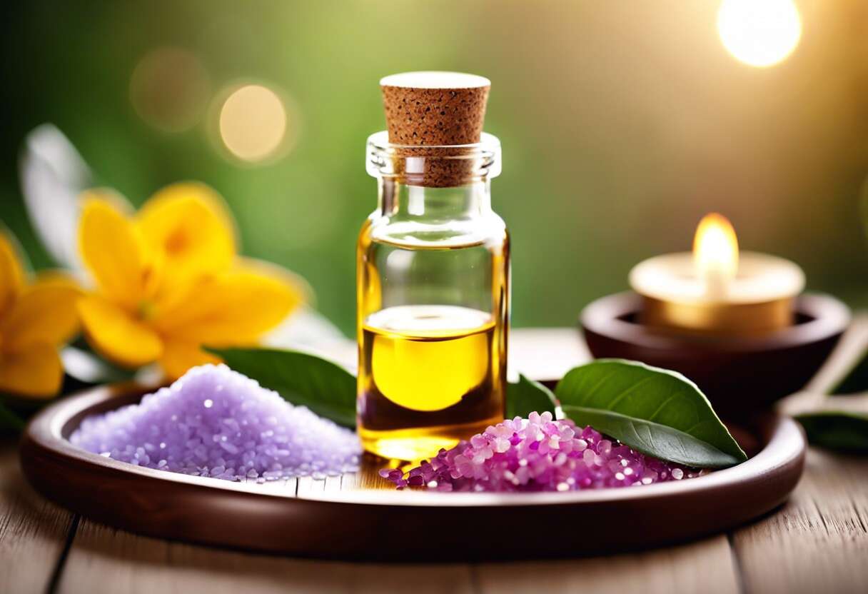 Plongeon aromatique : les vertus des huiles essentielles dans votre bain