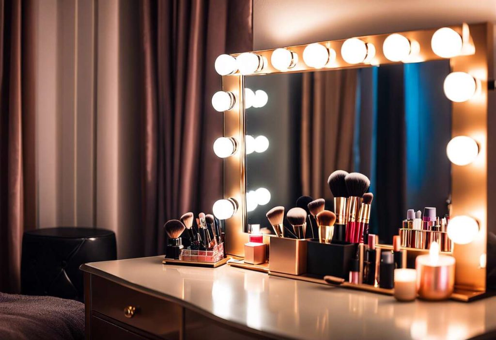 Tendance déco : les miroirs de maquillage qui transforment une chambre