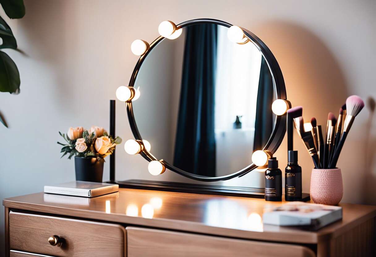 Choix d'un miroir de maquillage : critères et options disponibles