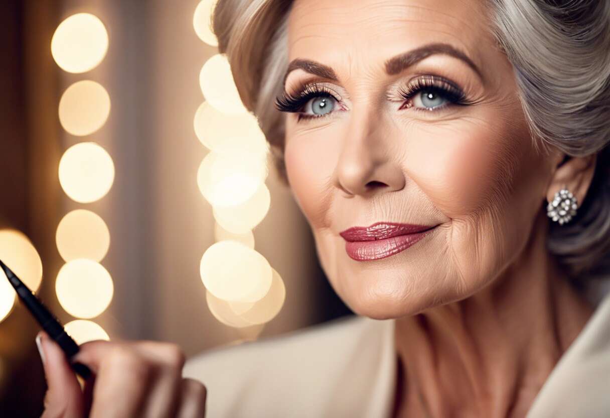 Anti-âge et maquillage : choix du meilleur eyeliner pour peaux matures