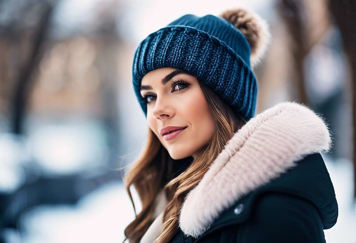 Le bonnet femme, l'accessoire chic et pratique pour affronter l'hiver