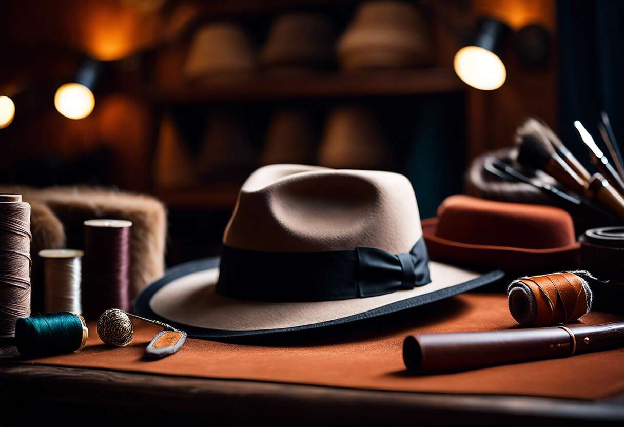 La sélection des matières premières pour un chapeau de qualité